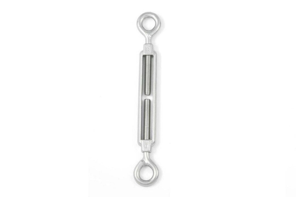 Tenditore Zincato Due Occhielli Diametro 6 Mm Set 5 Pezzi - Masidef