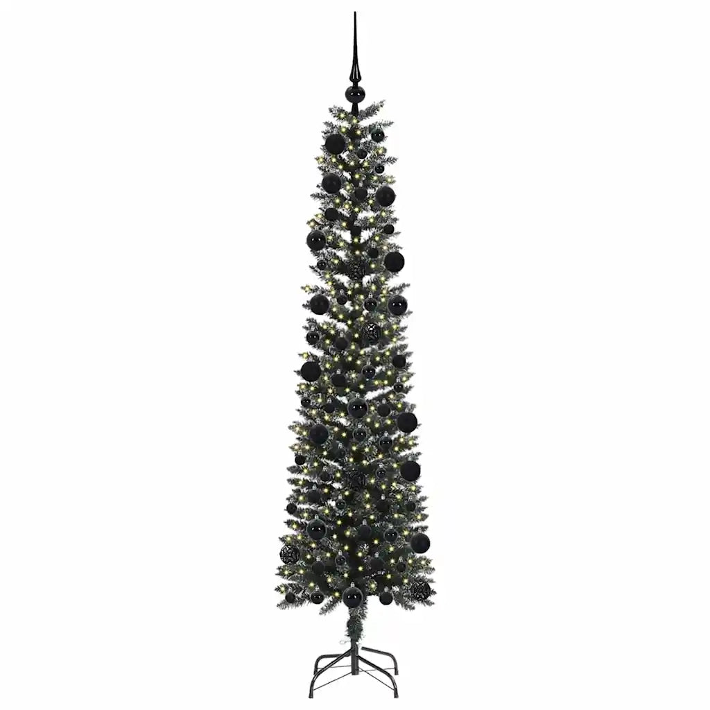 Albero di Natale | Decorazioni natalizie artificiale con 300 LED Verde 210 cm