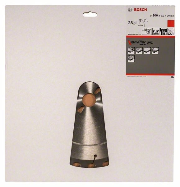 2608640681 - Lama per banco sega Speedline Wood 300 x 30 x 3,2 mm, 28