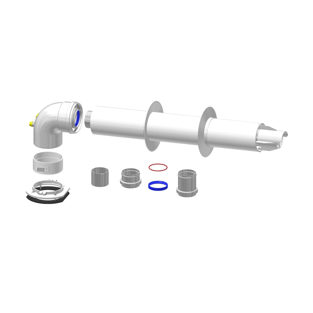 KIT UNIVERSALE SISTEMA COASSIALE LINEA CONVENZIONALE- Diam. 60/100- ESCLU- pezzi 1
