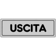 ETICHETTA 'USCITA' 15x15 cm - 10 pezzi