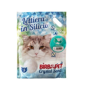 LETTIERA BIRBAPET GATTO SILICIO TALCO 5 L- 6,0 pz
