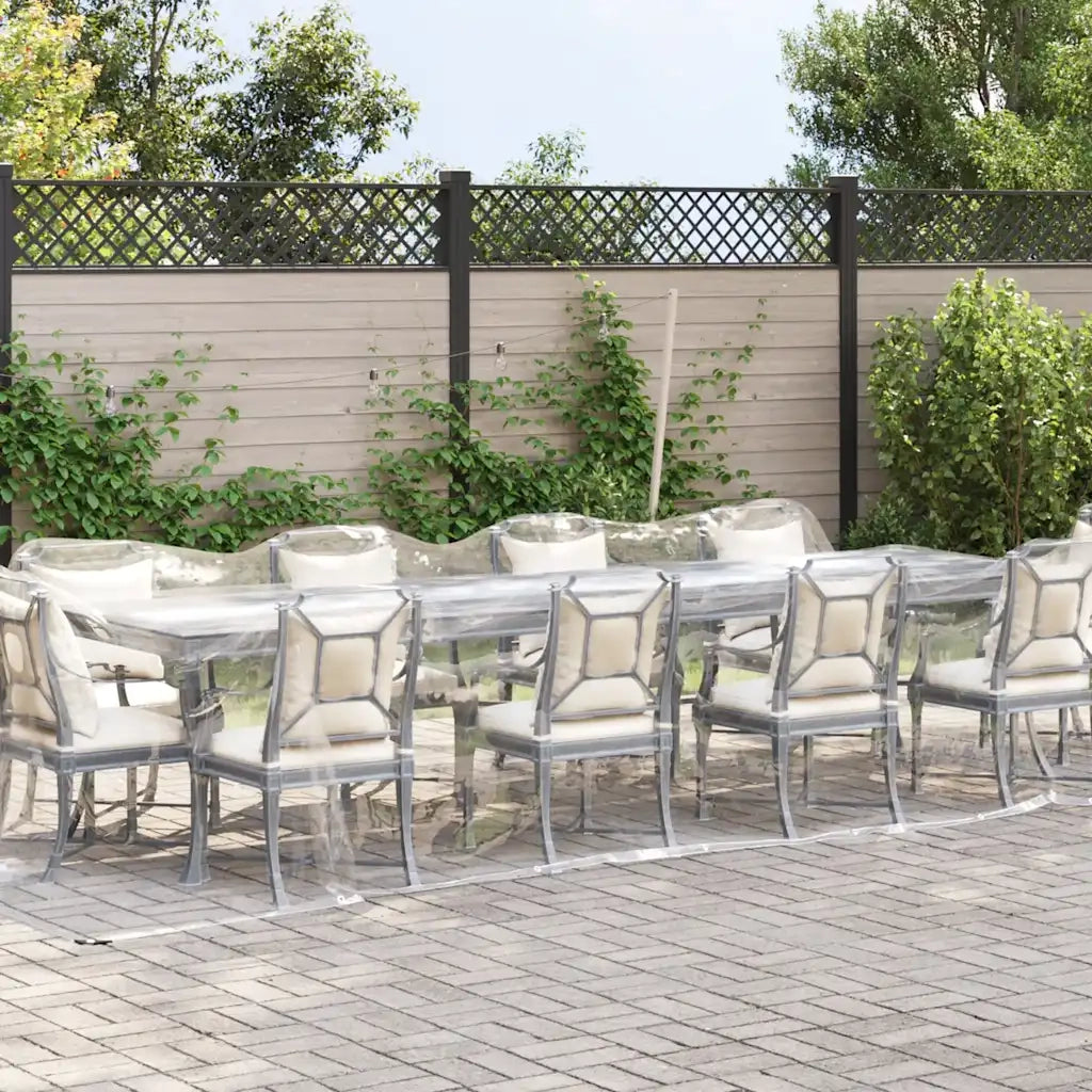 Telone Trasparente con Occhielli 3x8 m in PVC