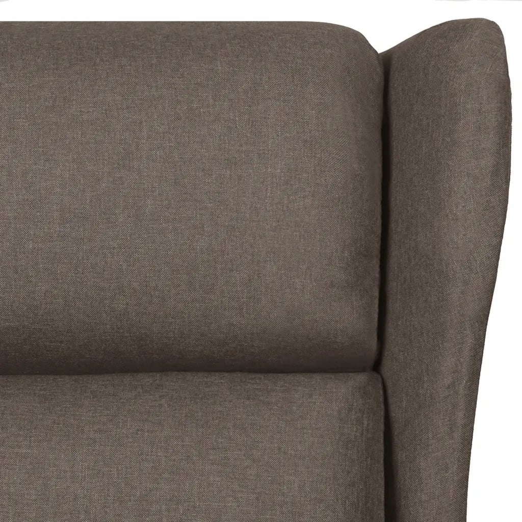 Poltrona Reclinabile in Tessuto Marrone 340953