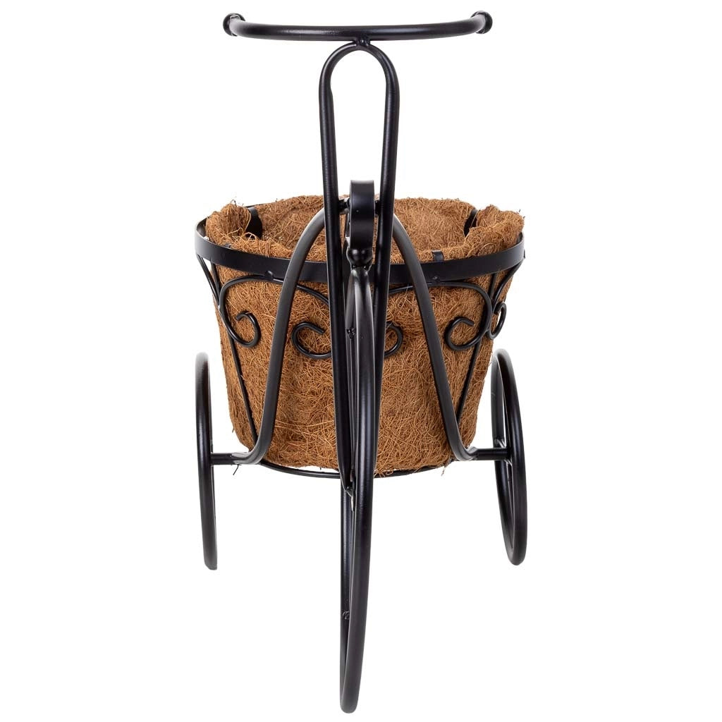 Portavaso per bicicletta nero, 46x20x35h cm