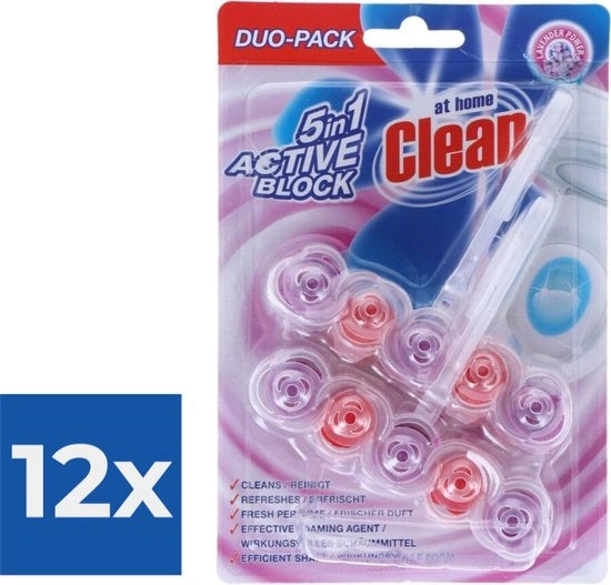 Blocco igienico alla lavanda 2 x 45 gr - Confezione economica 12 pezzi