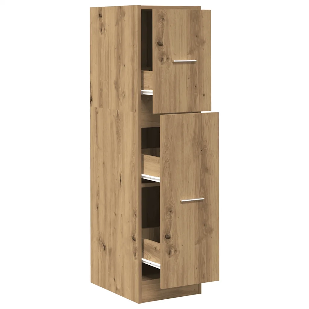 Armadietto da Farmacia Rovere 30x41x118 cm in Truciolato 855168
