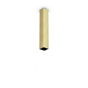 Lampada Da Soffitto Look 1 Luce Gu10 Ottone