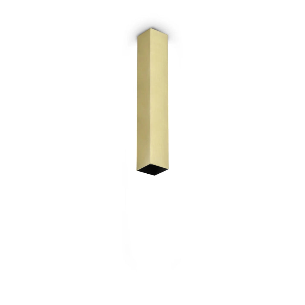 Lampada Da Soffitto Look 1 Luce Gu10 Ottone