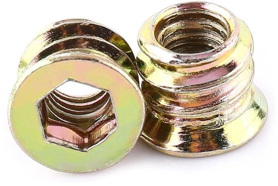Kit di viti a schizzo in acciaio di carbonio verniciato a 20 pezzi con set di attacco a vite a schizzo per legno in acciaio di carbonio verniciato M6 / M8 / M10 (M8 x 25 mm)