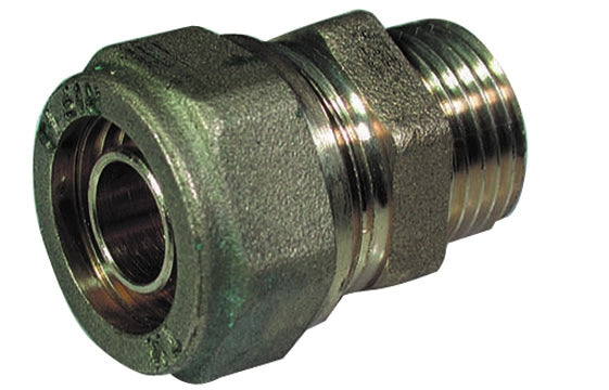RACCORDO DIRITTO MASCHIO PER TUBO COBRA-PEX- 1/2 x 22- TIEMM- pezzi 1
