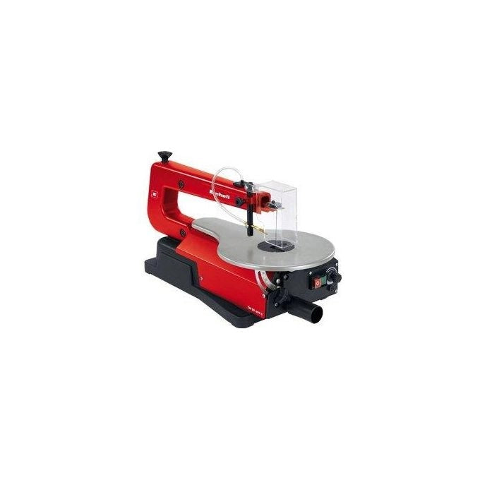 Einhell 4309047 TC-SS 406 E Sega da Traforo 120 W Altezza Taglio 50 mm Piano Inclinabile 47° Velocita' Variabile Soffiatore 2 Lame Incluse