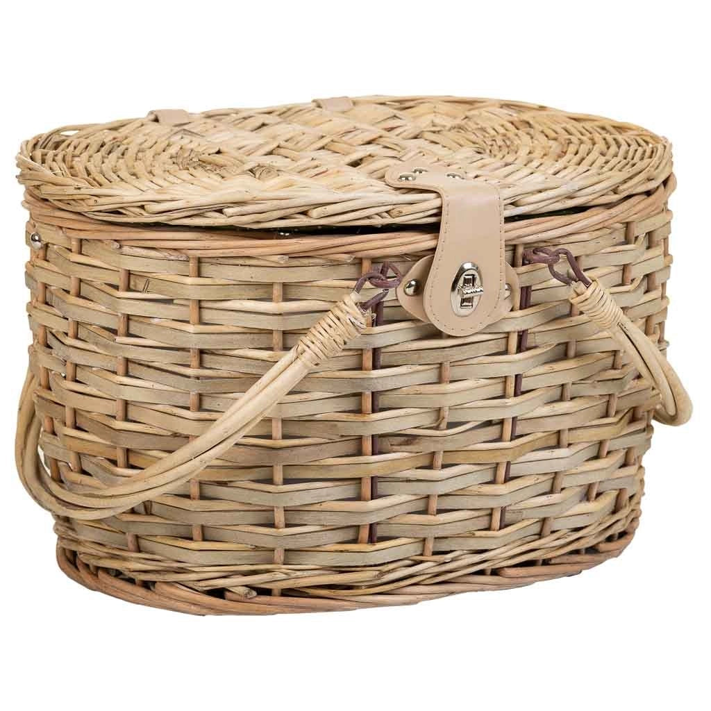 Cesto pic-nic marrone 40x28x25h