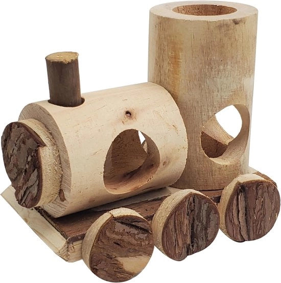 Casa per animali da laboratorio - Riposo per coniglietta da laboratorio - Ca. 16,5 x 14,5 x 12 cm - Legno di abete FSC certificato - Naturale