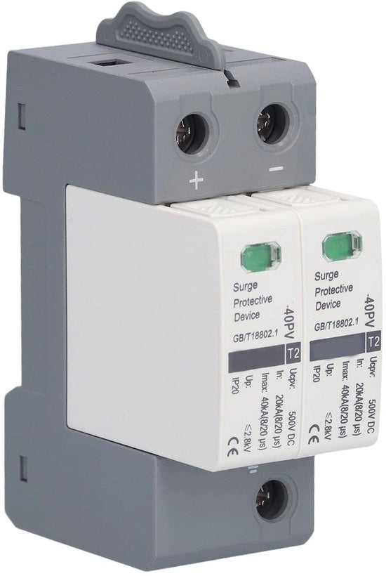 Sistema di protezione contro sovraccarichi - Protezione contro fulmini - Sicura protezione - 500V DC - Interruttore di protezione - Sicurezza per sistemi elettrici