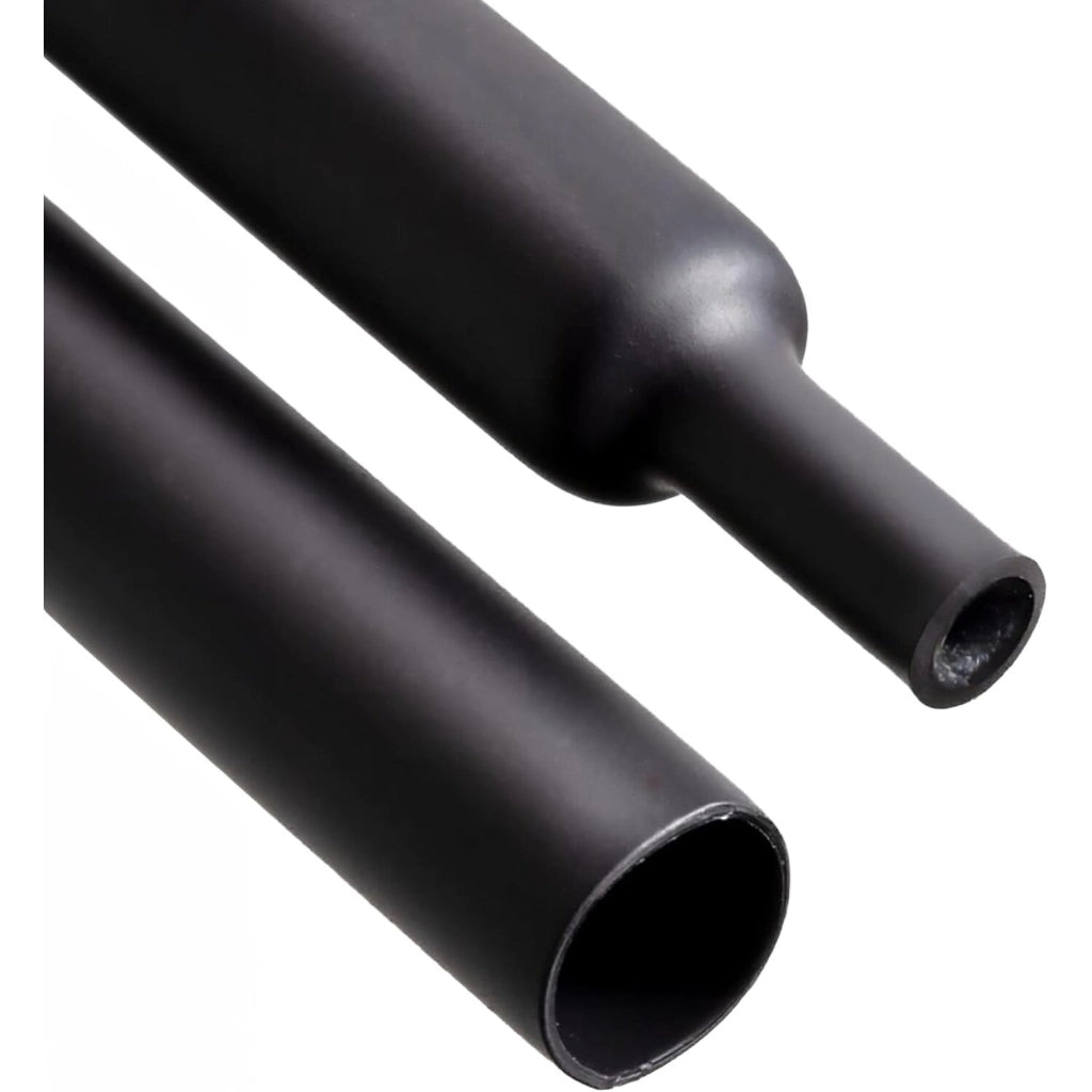 GUAINA TERMORESTRINGENTE 2M D.1,6/0,8MM NERA.