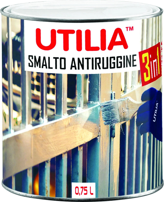 Utilia SMALTO ANTIRUGGINE  ml. 750 Verde bottiglia 6.00 pz