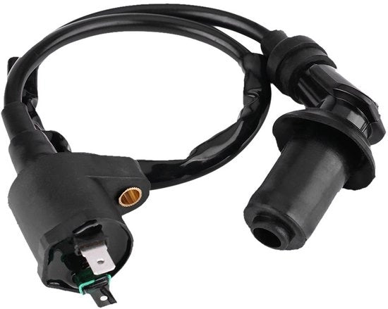 Bobina per GY6 50CC 125CC 150CC - Alta tensione - Nero - Efficienza di combustione migliorata - Adatto per motori e scooter -