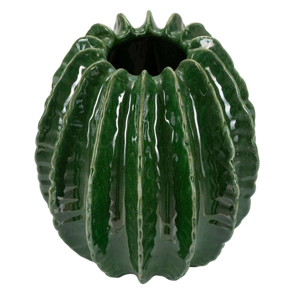 KohYao, Vaso Disegno con Cactus, Verde