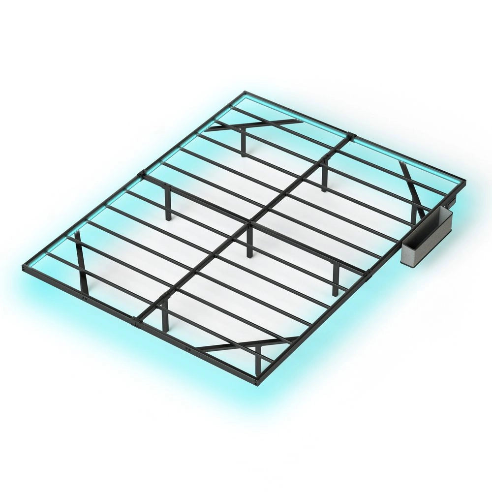 Letto piattaforma 160x200cm?- Xylo - design giapponese LED nero