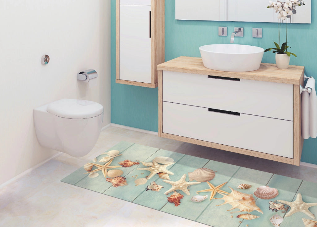 Tappeto Passatoia Cucina Antiscivolo Linea Futura Profumo Di Mare By Suardi - 52x280 - Profumo Di Mare