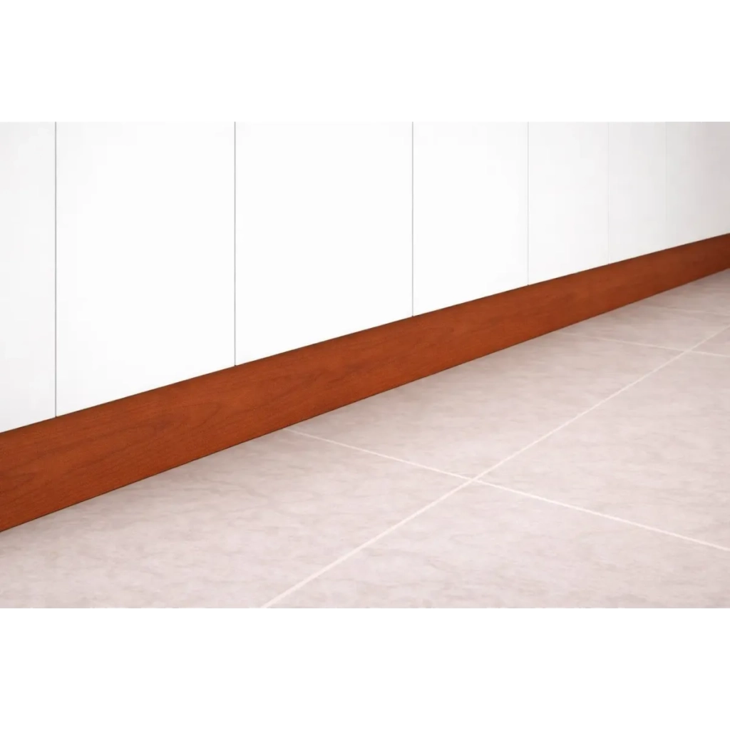 Calandrelli Zoccolo Cucina PVC 2 m H12 cm Ciliegio