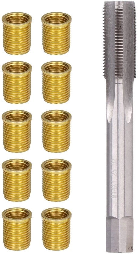Kit di riparazione per auto con acciaio di alta velocità - Professionale - Set di riparazione - Accessori per auto - Adatto per motori automobilistici