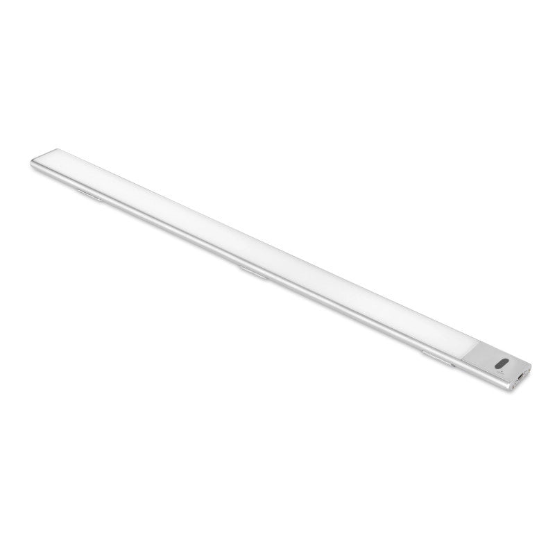 Lampada LED ricaricabile con USB Kaus Black con sensore di movimento, L240mm, Tecnoplastica e Alluminio, Verniciato nero