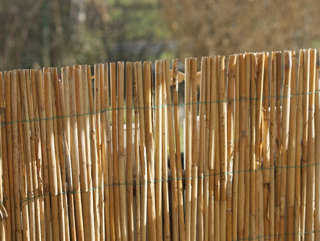 Arella In Bambù Per Recinzioni Frangivento Canne Di Bamboo Naturale Naturale - 1,5x5 M