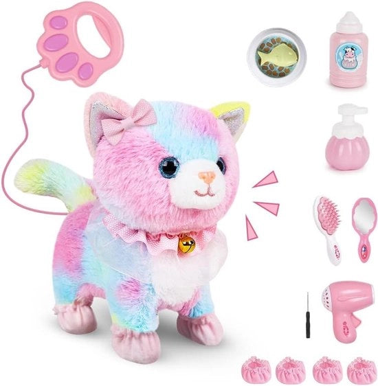 Giocattolo interattivo per bambini - Gatto con movimento, latrato e coda animata