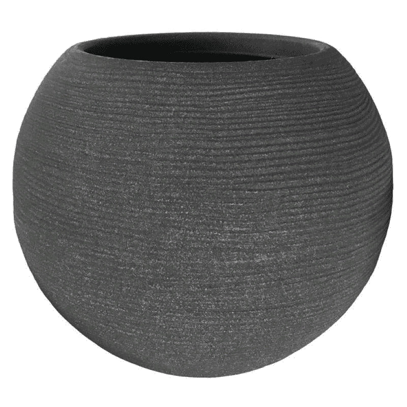 Casp√≤ Sfera rigata Shabby 40 cm ghisa