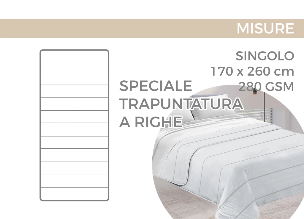 Trapunta Piumone Invernale 280gsm Letto Singolo Marvel Spiderman