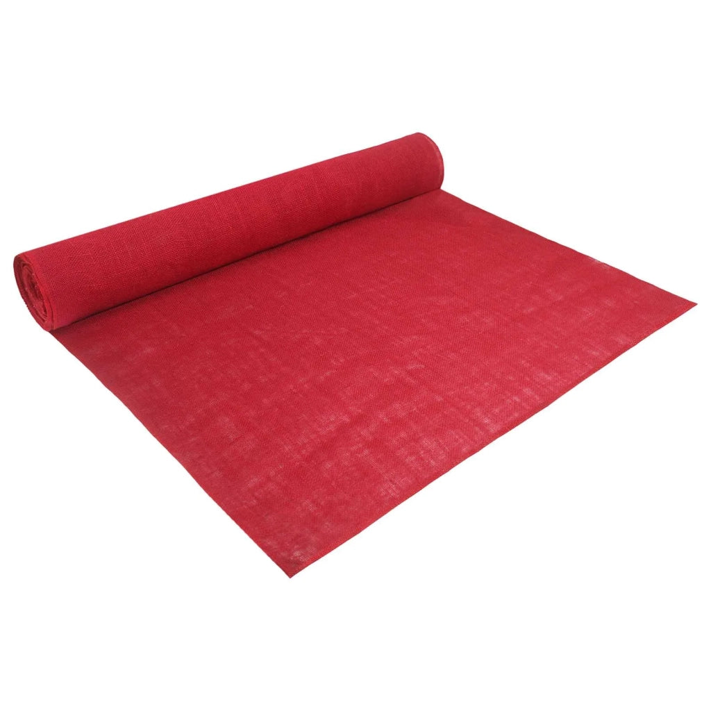 Rotolo di Juta 100 x 5000 cm Rosso 42012174