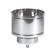 MARAL INOX 13 TERMINALE PARAVENTO INOX Aisi 316L V2 Monoparete colore Argentato