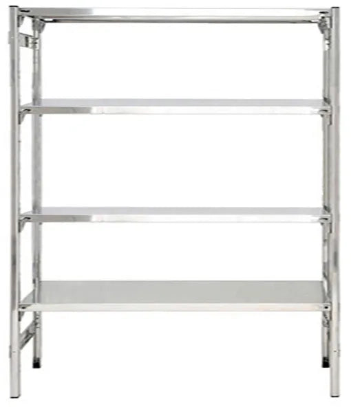 Scaffale in acciaio inox per la conservazione di alimenti freschi cm. 160x50x200h