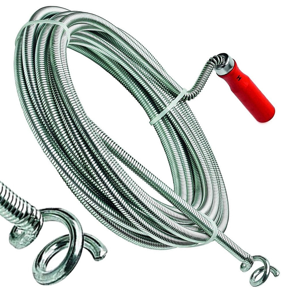 Trade Shop - Molla Cavo Stura Lavandino Fogne Scarico Lavabo Sturafogne Manuale 7m -