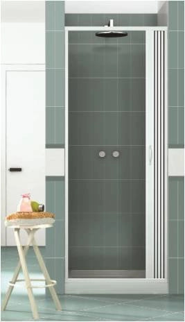 Box doccia mod. Vergine 80xh185  in pvc a soffietto laterale