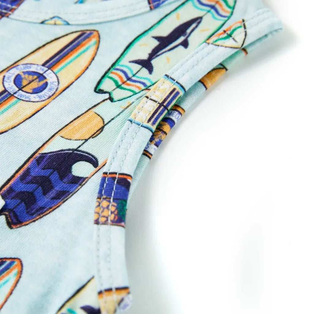 Canotta da Bambino Blu Tenue M¨¦lange 104