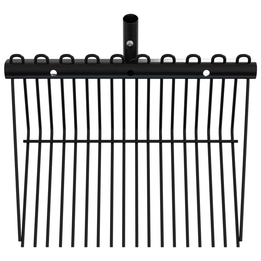 Testa per Forcone con 18 Denti Nero in Acciaio 172480