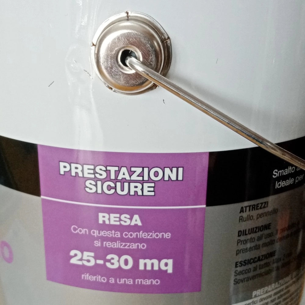 Manoantica gel grana fine 2,5lt smalto ferro micaceo in varie colorazioni, colori manoantica porpora
