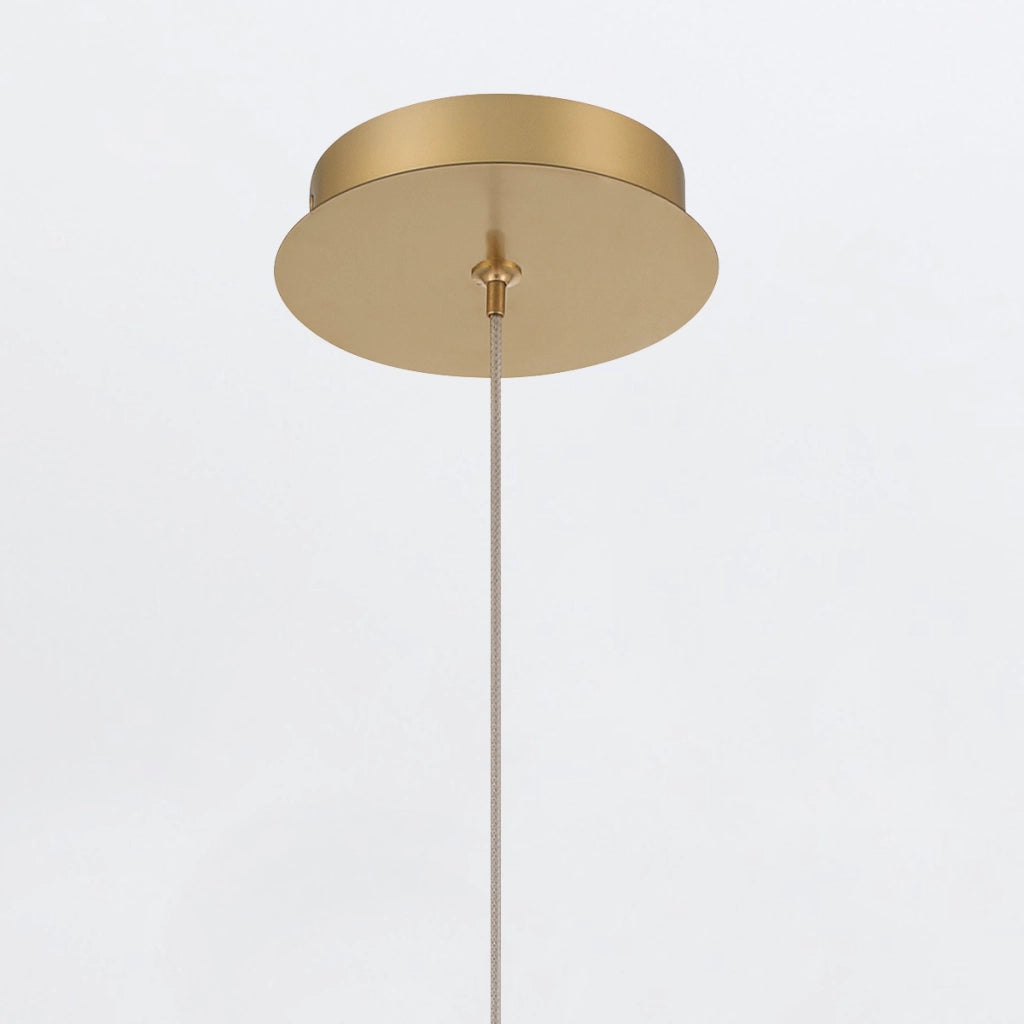 Lampada a sospensione Palmas oro fumé Ø15 LED 12W Quintiesse