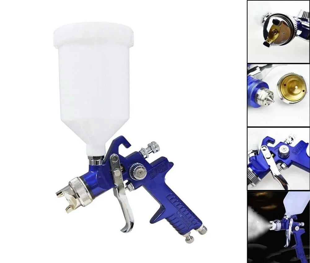 PISTOLA AEROGRAFO VERNICIATURA PROFESSIONALE 1.7 SPRAY GUN HVLP H-827 50-70 PSI