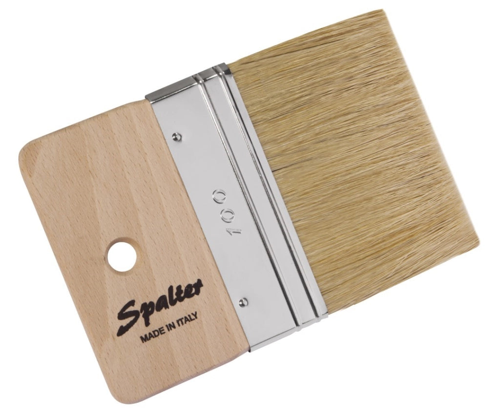 Spalter Manico Legno Setola Mm 100 - Eff. Onda - Pennellificio 2000