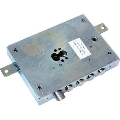 SERRATURA METALLO APPLICARE IMB NE42 DIERRE ATRA  F.SAGOM M4 TRIPL+SCR IP.MM 28 E.MM 60 SX