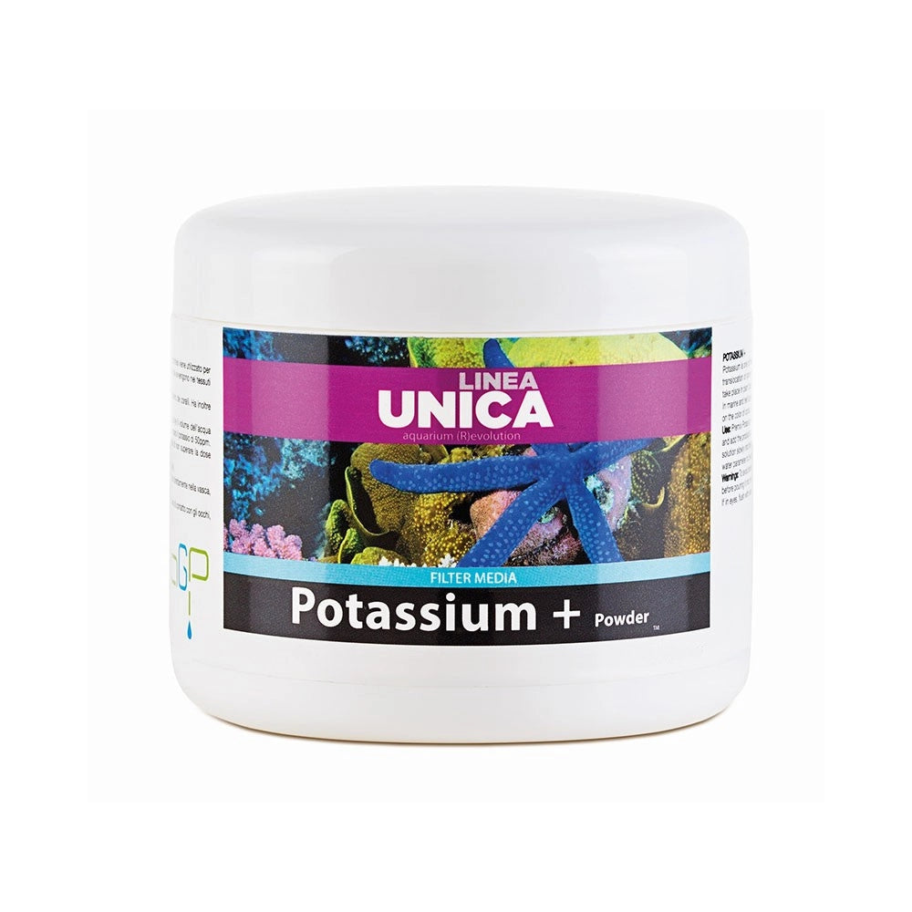 AGP Linea Unica Potassium Plus Powder 400 gr - Integratore di Potassio in Polvere per Acquari Marini