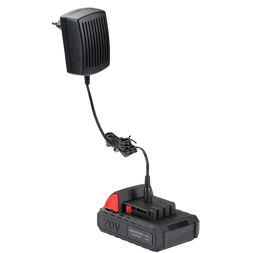 Motozappa Elettrozappa Batteria Litio 20V 2000 Mah Zappatrice Zappa Elettrica