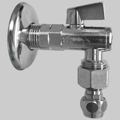 RUBINETTO FILTRO SOTTOLAVABO 1907 A SFERA CON SNODO  1/2x10 c/rosetta     EUROTERMO