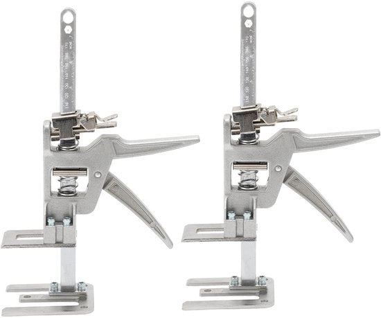 Lift per mobili 4 pezzi, trasportatore di mobili, sollevatore di piastre, sollevatore per la doccia, sollevatore di braccio, sollevatore di piastre per mobili, fino a 150kg, regolabile 0cm-14,5cm
