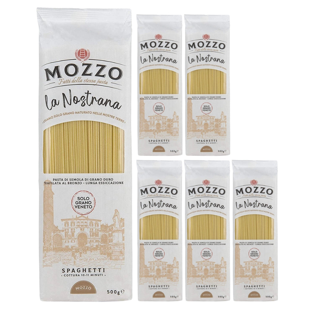 Mozzo la nostrana linguine pasta con grano veneto 6 confezioni da 500 grammi