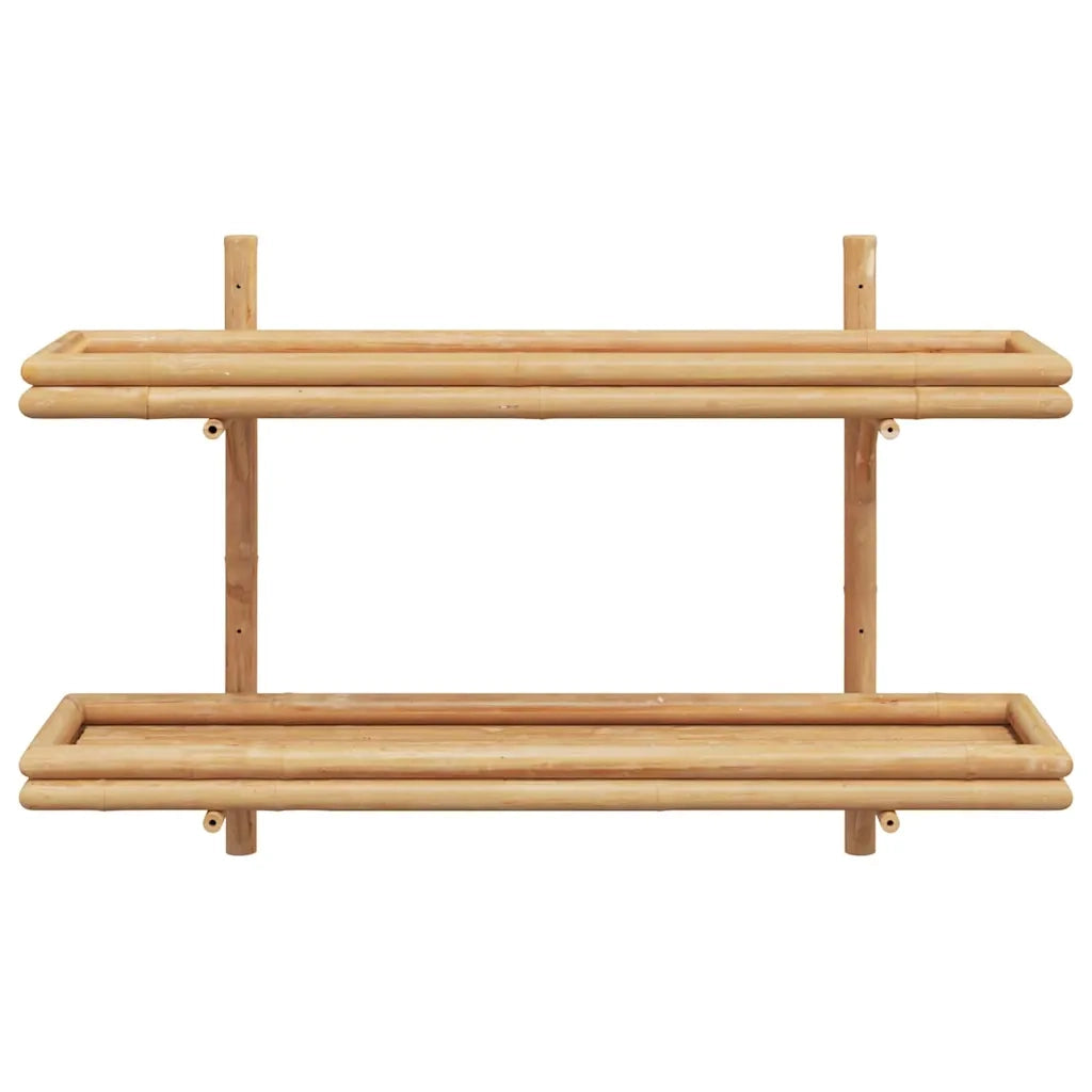 Scaffale da parete | Ripiano a parete | Mensola a parete Marrone 100 x 26 x 60 cm Bamb¨´
